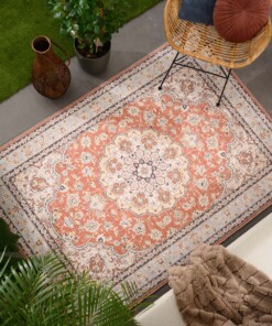 Outdoor rug vintage - Valenca Nova terracotta - sfeer