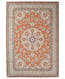 Outdoor rug vintage - Valenca Nova terracotta - overzicht, thumbnail
