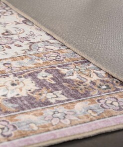 Outdoor rug vintage - Valenca Nova purple/pink - close up, thumbnail