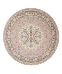 Vintage outdoor rug​ round - Valenca Nova purple/pink - overzicht