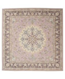 Square outdoor rug vintage - Valenca Nova purple/pink - overzicht, thumbnail