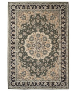 Outdoor rug vintage - Valenca Nova dark green - overzicht