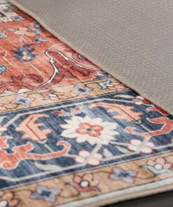 Outdoor rug vintage - Valenca Fino green/blue