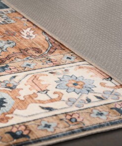 Outdoor rug vintage - Valenca Fino gold/blue