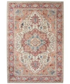 Outdoor rug vintage - Valenca Fino cream/red - overzicht, thumbnail
