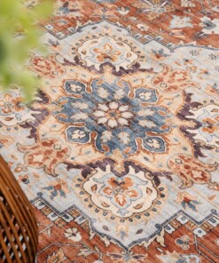 Outdoor rug vintage - Valenca Fino terracotta