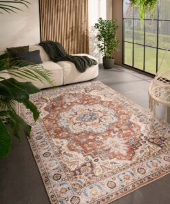Outdoor rug vintage - Valenca Fino terracotta - sfeer