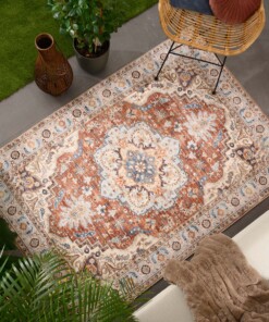 Outdoor rug vintage - Valenca Fino terracotta - sfeer