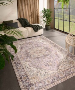 Outdoor rug vintage - Valenca Fino purple/pink - sfeer, thumbnail