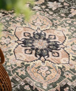 Outdoor rug vintage - Valenca Fino beige/green
