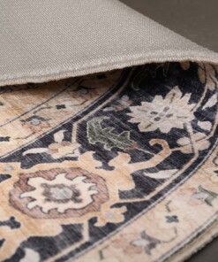 Vintage outdoor rug​ round - Valenca Fino beige/green
