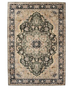 Outdoor rug vintage - Valenca Fino beige/green - overzicht