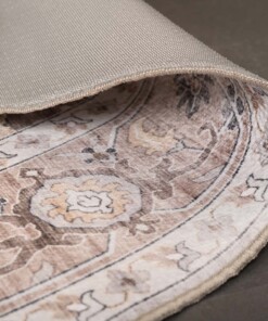 Oval outdoor rug vintage - Valenca Fino light grey/beige