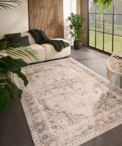 Outdoor rug vintage - Valenca Fino light grey/beige - sfeer, thumbnail
