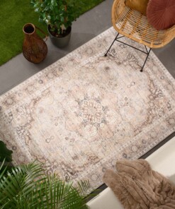 Outdoor rug vintage - Valenca Fino light grey/beige - sfeer, thumbnail
