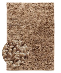 High pile wool rug - Aurelia ivory/beige - overzicht