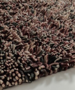 High pile wool rug - Aurelia purple - close up, thumbnail High pile wool rug - Aurelia purple - close up, thumbnail