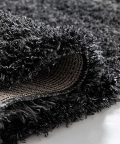 Runner rug thick - Cozy Shaggy anthracite - close up