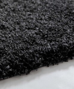 Runner rug thick - Cozy Shaggy anthracite - close up, thumbnail