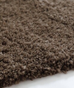 Runner rug thick - Cozy Shaggy brown - close up, thumbnail
