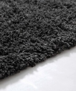 Runner rug thick - Cozy Shaggy dark grey - close up