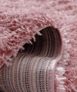 Runner rug thick - Cozy Shaggy pink - close up, thumbnail