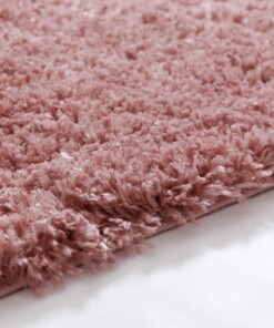 Runner rug thick - Cozy Shaggy pink - close up, thumbnail