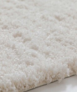 Runner rug thick - Cozy Shaggy white - close up, thumbnail