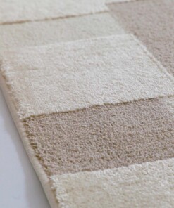 Japandi rug - Ridge Elv cream/beige - close up, thumbnail