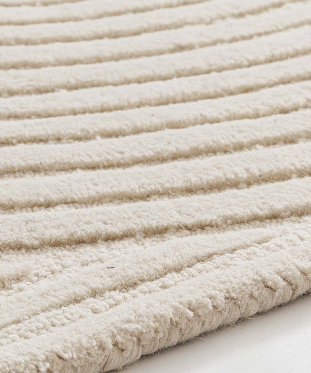 Japandi rug - Balans ivory - close up Japandi rug - Balans ivory - close up