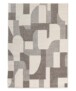 Japandi rug - Ridge Elv cream/grey - overzicht, thumbnail