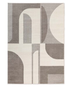 Japandi rug - Ridge Nevi cream/grey - overzicht, thumbnail
