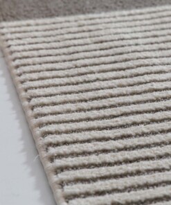 Japandi rug - Ridge Sora cream/grey - close up, thumbnail