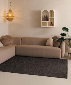 Low pile rug​ - Lush anthracite - sfeer, thumbnail