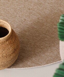 Round rug - Lush beige