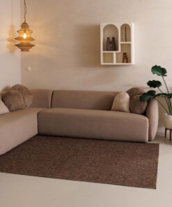 Low pile rug​ - Lush brown - sfeer