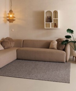 Low pile rug runner​ - Lush grey