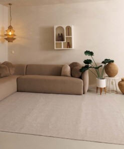 Low pile rug​ - Lush cream - sfeer