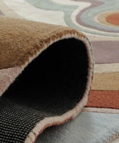 Modern rug - Skulptur Flow multi - close up, thumbnail