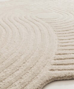 Design rug organic - Balans Infinity ivory - close up, thumbnail