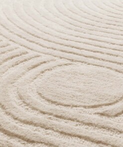 Design rug organic - Balans Infinity ivory - close up, thumbnail