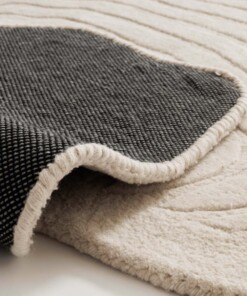 Design rug organic - Balans Oyster ivory - close up, thumbnail Design rug organic - Balans Oyster ivory - close up, thumbnail