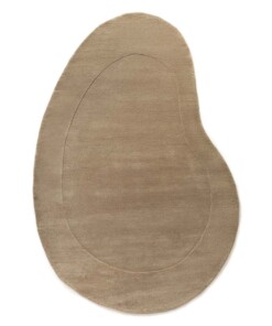 Organic wool rug - Flyt Pebble beige - overzicht