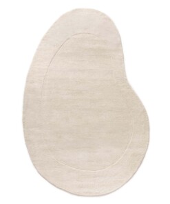 Organic wool rug - Flyt Pebble ivory - overzicht