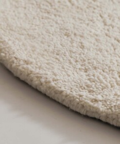 Modern runner rug​ - Nomad ivory - close up, thumbnail