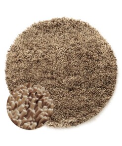 Round wool rug - Aurelia ivory/beige - overzicht