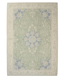 Outdoor rug vintage - Valenca Luna sage green - overzicht