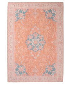 Outdoor rug vintage - Valenca Luna terra/pink - overzicht, thumbnail