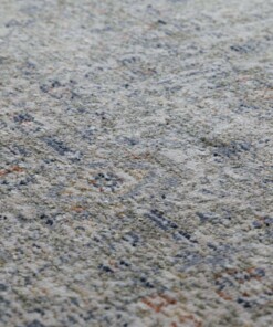 Vintage rug - Classic Franklin green - close up, thumbnail