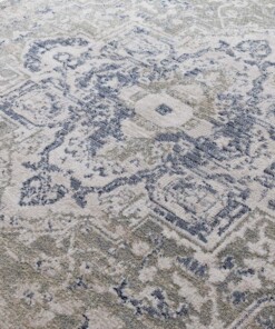 Vintage rug - Classic Marjorie green - close up, thumbnail